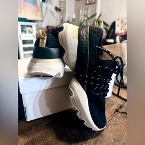 Sorel Black and White Athletic Shoes